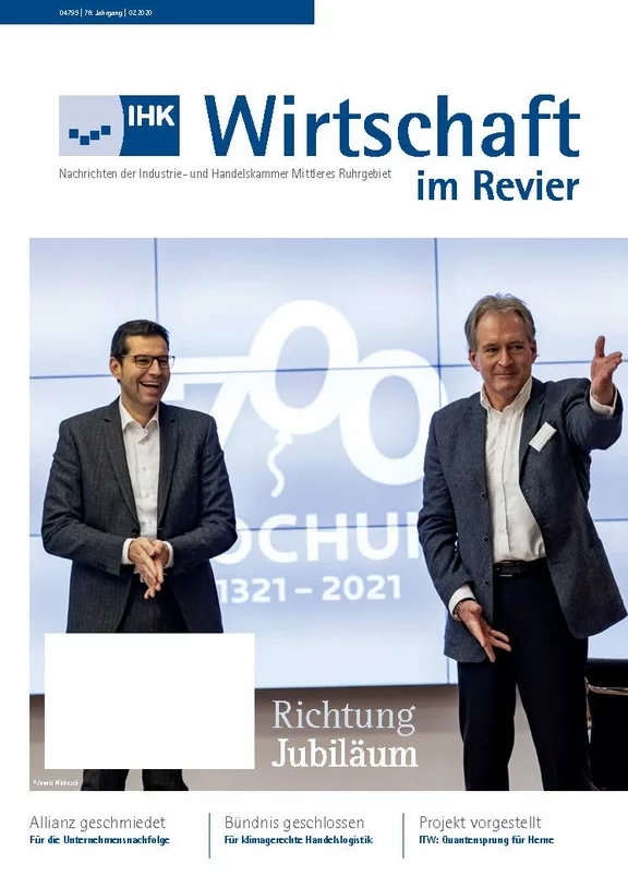 Titel des IHK Magazins Wir im Revier