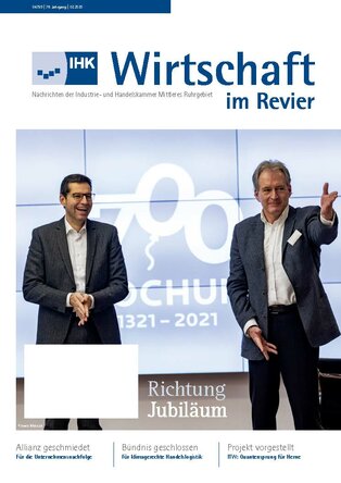 Titel des IHK Magazins Wir im Revier